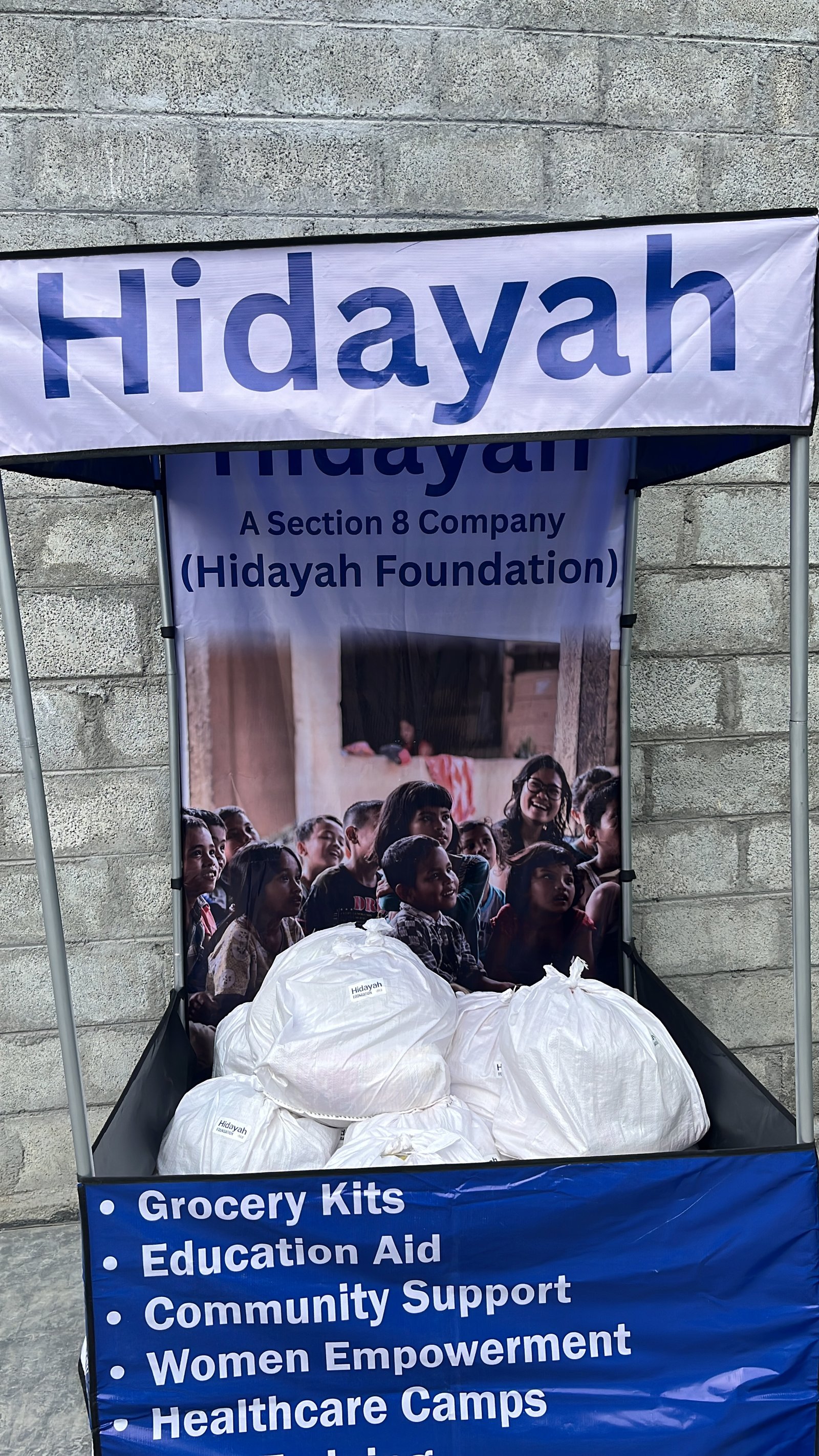 Monthly Grocery Kit Support for 100 Families | Cause ID HF-C01