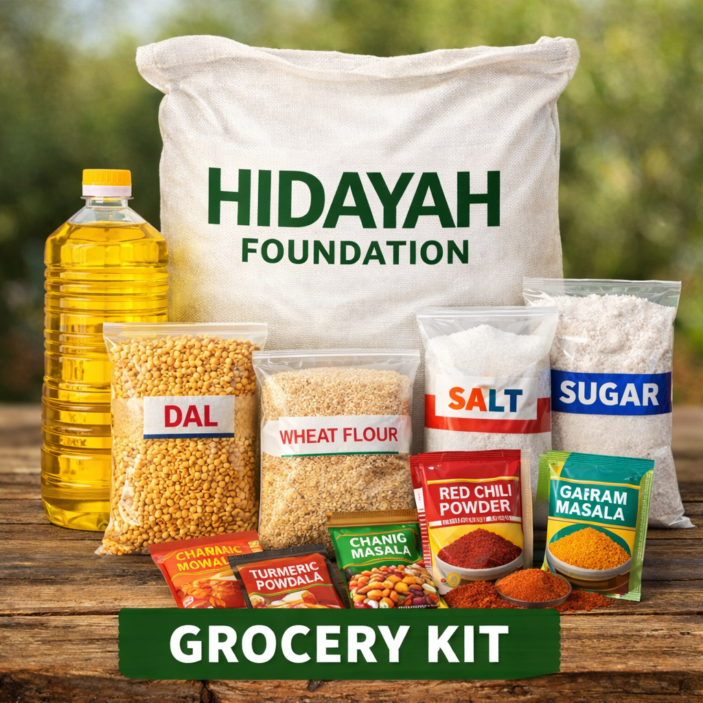 Monthly Grocery Kit Support for 100 Families | Cause ID HF-C01